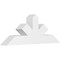 Ekena Millwork Saratoga Architectural Grade PVC Gable Bracket, 36"W x 13 1/2"H x 4"D x 4"F, 9/12 Pitch GBP036X14X0404SAR00 - alternate 1